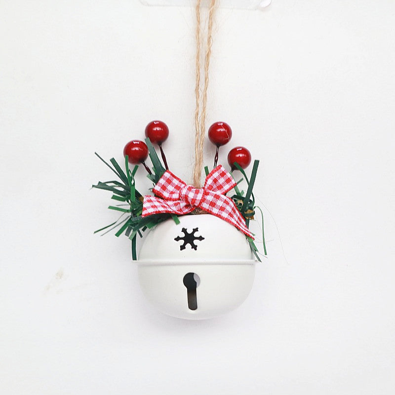 Jingling Bell-hänge med hampa rep, kinesiskt hagtornshänge