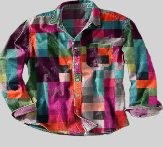 3D Printed Summer Casual Men's Shirt