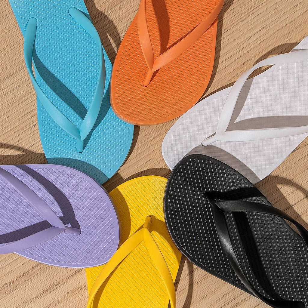 Sandalias planas antideslizantes, transpirables, plegables y portátiles para playa y costa