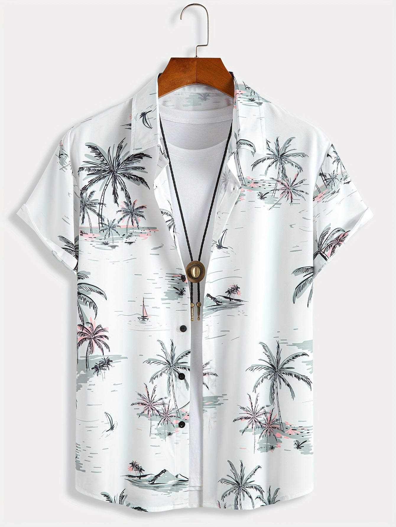 3D Printing Fashion New Flower Men's Short Sleeve Shirt