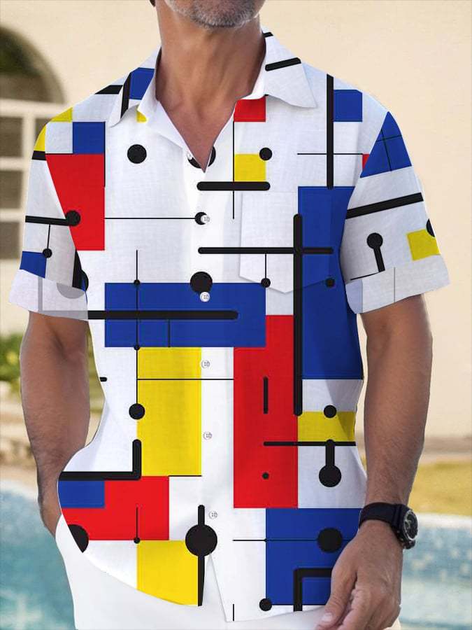 Camisa estampada para hombre