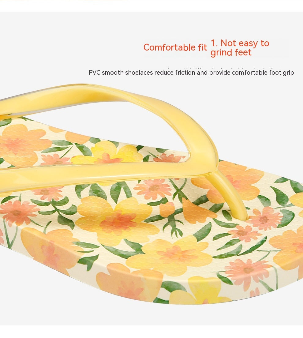 Flip Flops Non-slip Slippers For Outer Wear