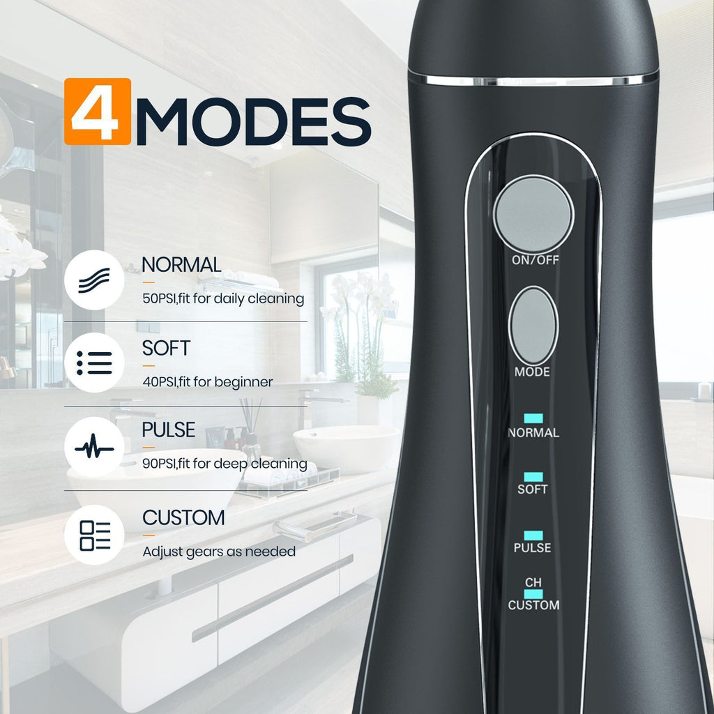 Elektrisk vattenpetare Bärbar Waterpik Fabrik Partihandel Dedikerad Vuxen Hemanvändning Smart Vattenpetare