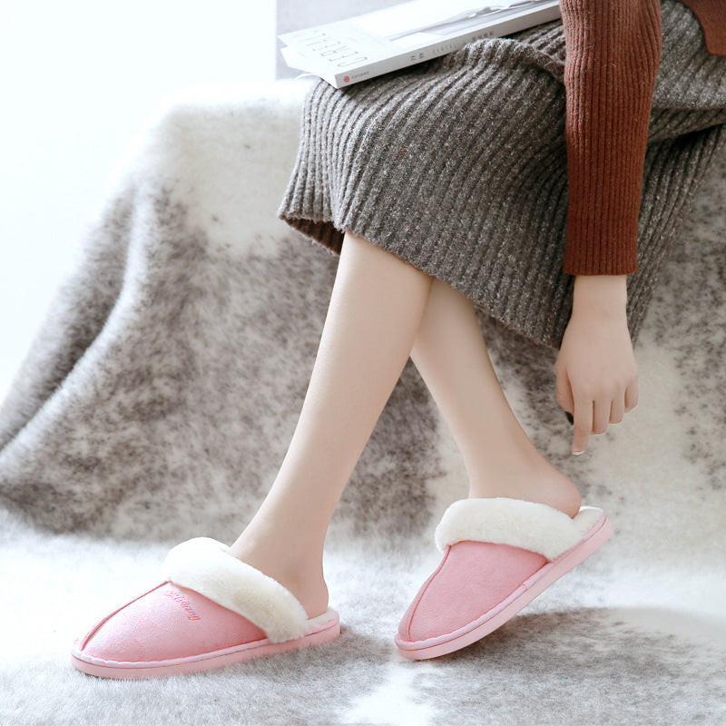 Pantuflas impermeables y antideslizantes para casa de otoño e invierno