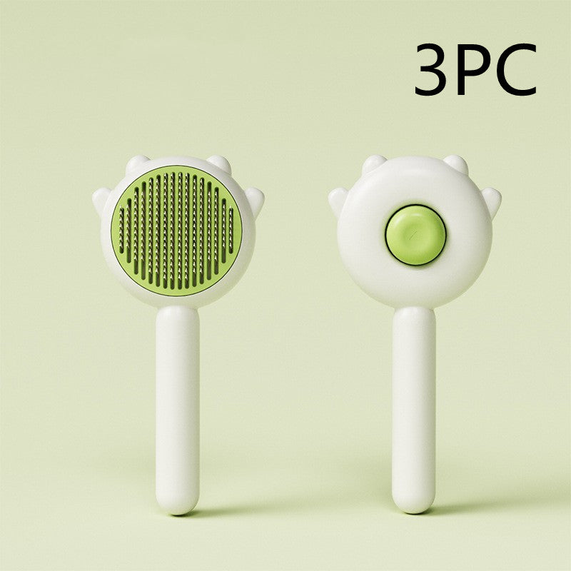 Denna pälsborste för husdjur är framtagen för regelbunden vård av hundar och katter.