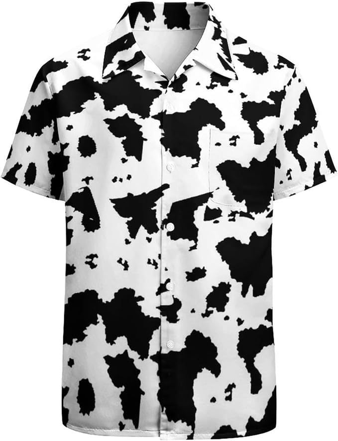 Camisa casual de manga corta para hombre, combinable con todo