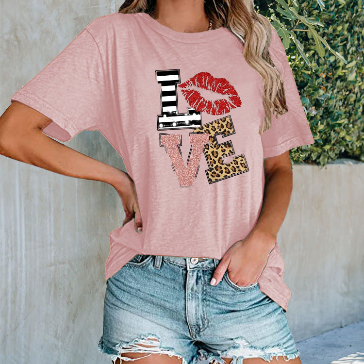 Painokuvioitu Urban Casual -T-paita Naisille