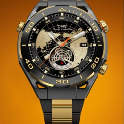 Smart sportklocka med Bluetooth-samtal och stor skärm, utformad för vuxna användare.