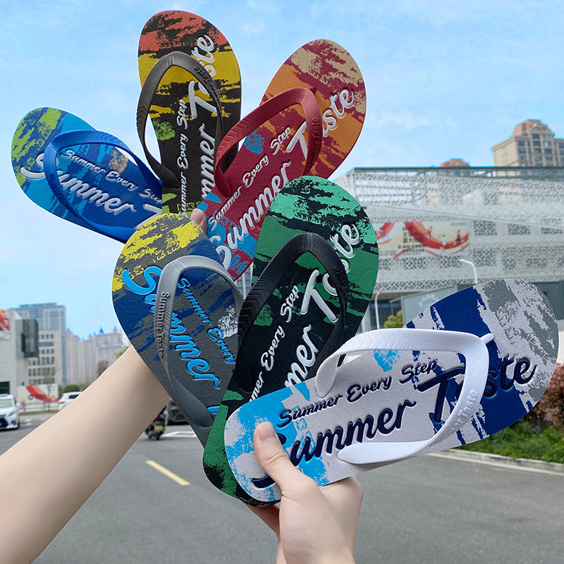 Chanclas antideslizantes de moda para hombre con personalidad
