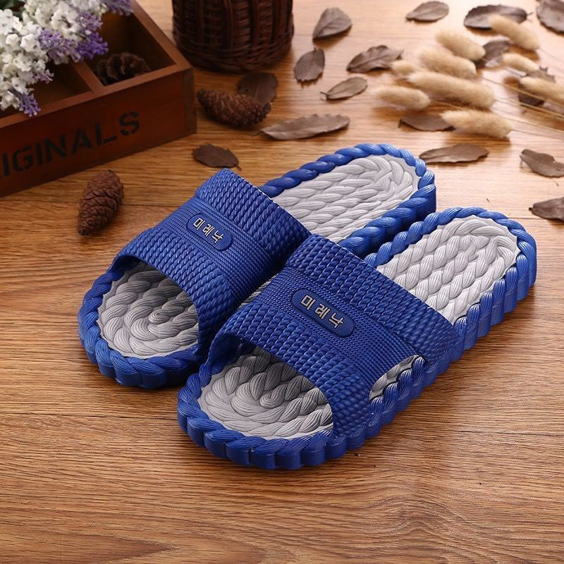 Zapatillas de casa antideslizantes desodorantes con masaje