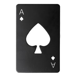 Beer Opener Creative Stainless Steel  Of Spades Playing Card