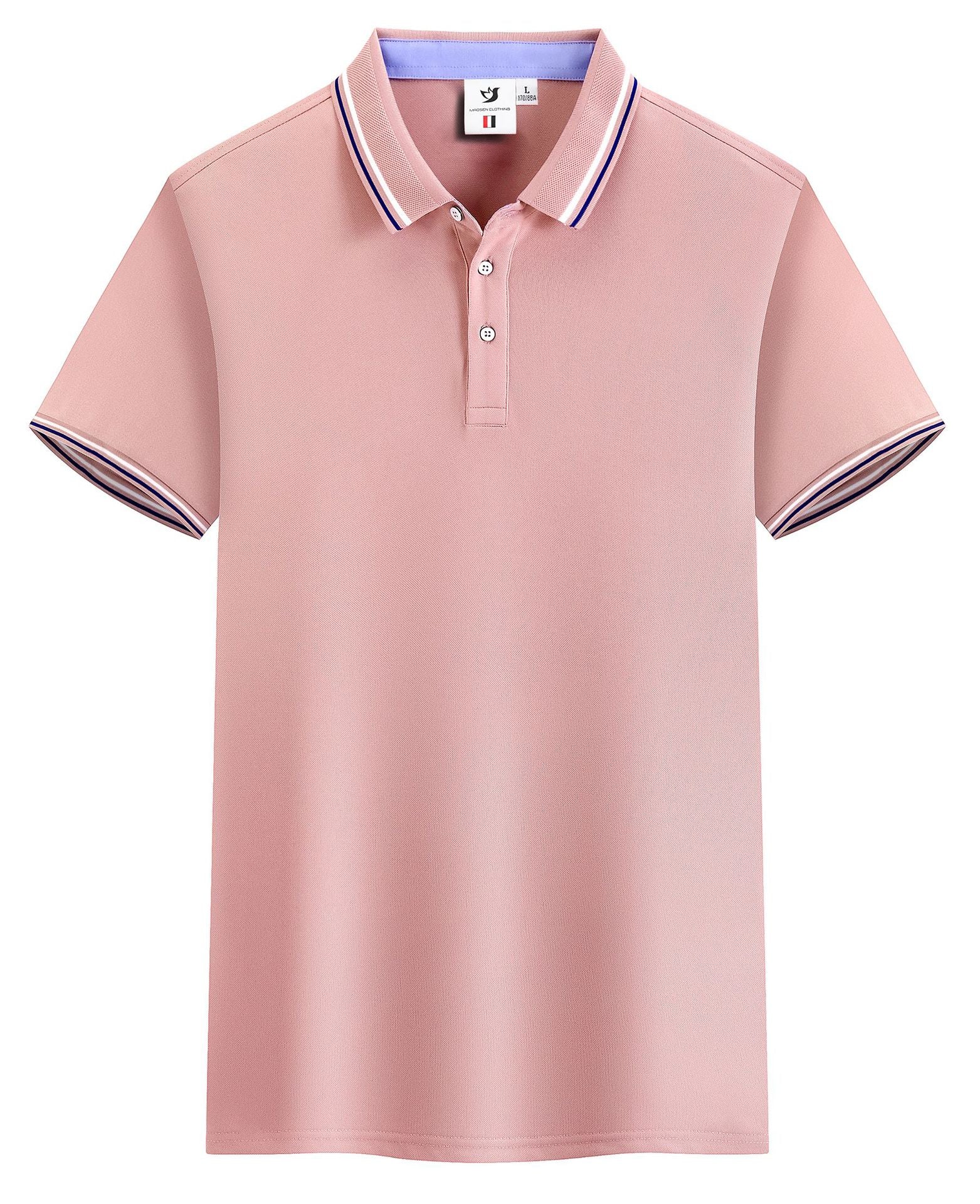 Summer Ice Silk Polo Shirt Overalls