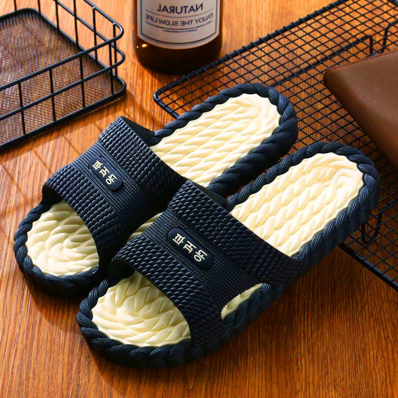 Zapatillas de casa antideslizantes desodorantes con masaje