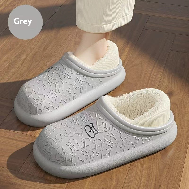 Pantuflas de Algodón para Mujer para Interior, Otoño e Invierno