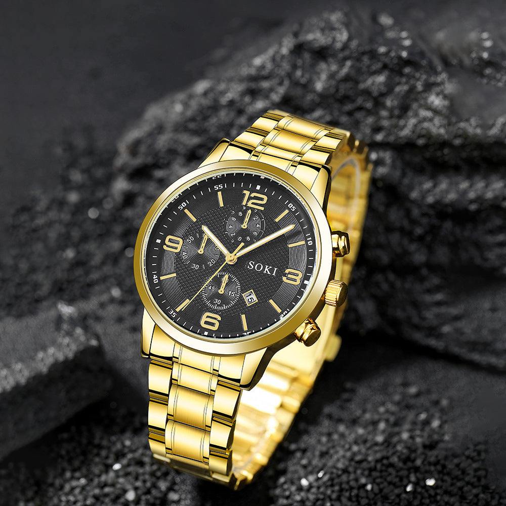 Herrklocka i affärsstil – tidlös och stilren design