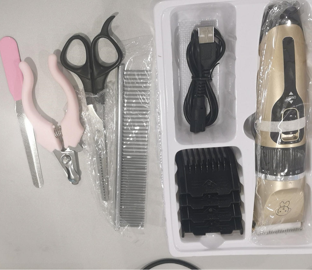 Elektrisk Husdjurstrimmer – Tyst och Professionell Klippmaskin för Hund och Katt