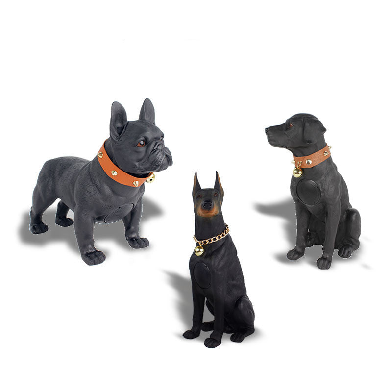 Ny Bluetooth-högtalare Helkroppshund Kreativ Gåva Tecknad FM-radio Skrivbordsljud