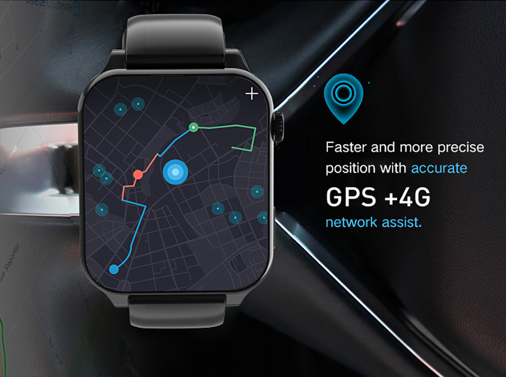 Smartklocka med stor 2,0-tums skärm, utvecklad för underhåll och mobil användning direkt från handen.