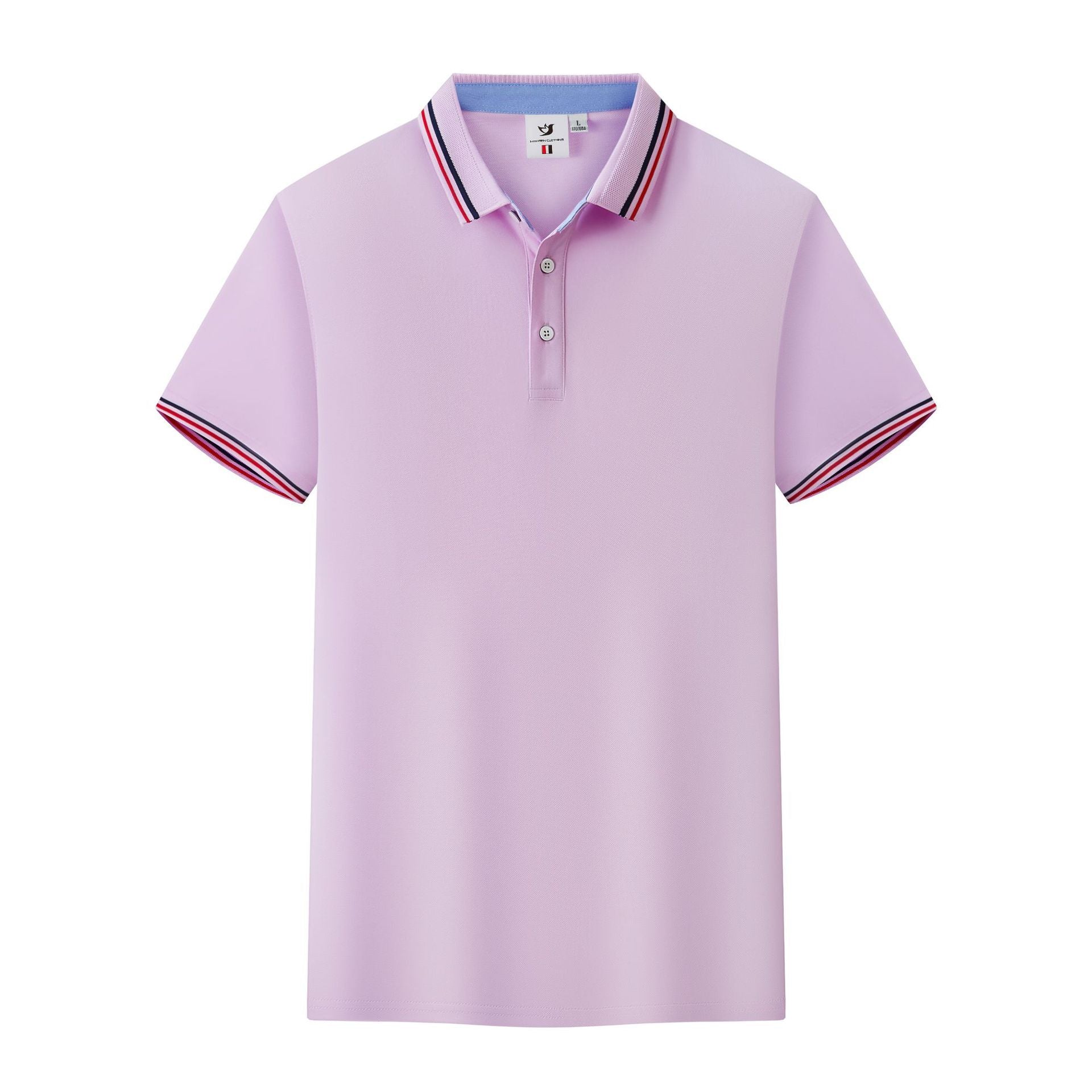 Summer Ice Silk Polo Shirt Overalls