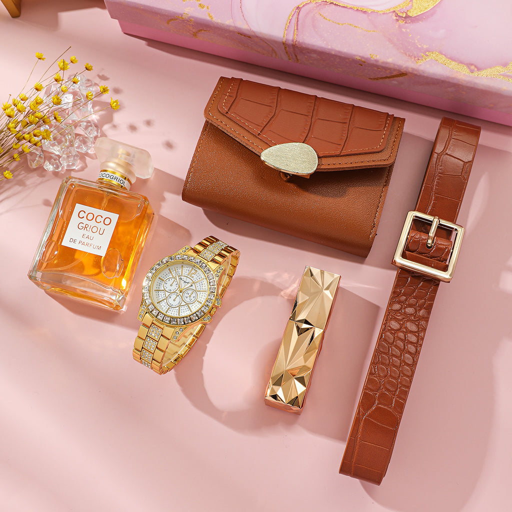 Damklocka Presentset – Elegant Födelsedagsgåva för Kvinnor