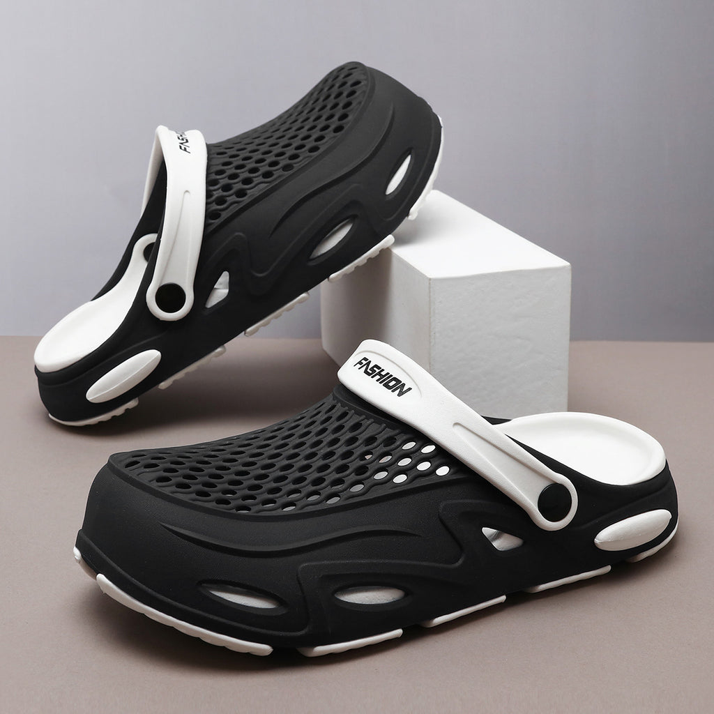 Chanclas de playa transpirables, antideslizantes y de punta cerrada para hombre