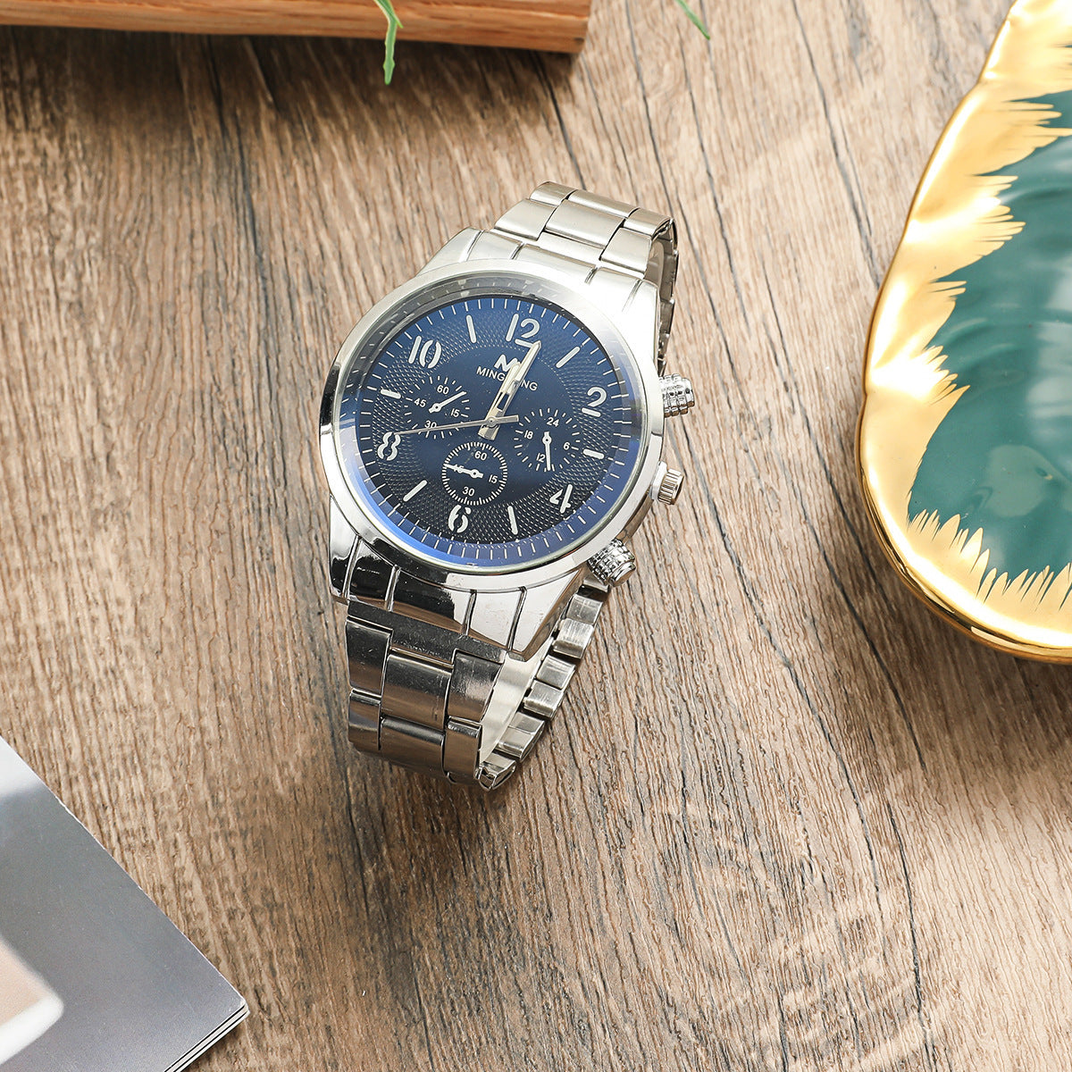 Herrarnas Business Gåvoset – Klocka, Armband och Halsband