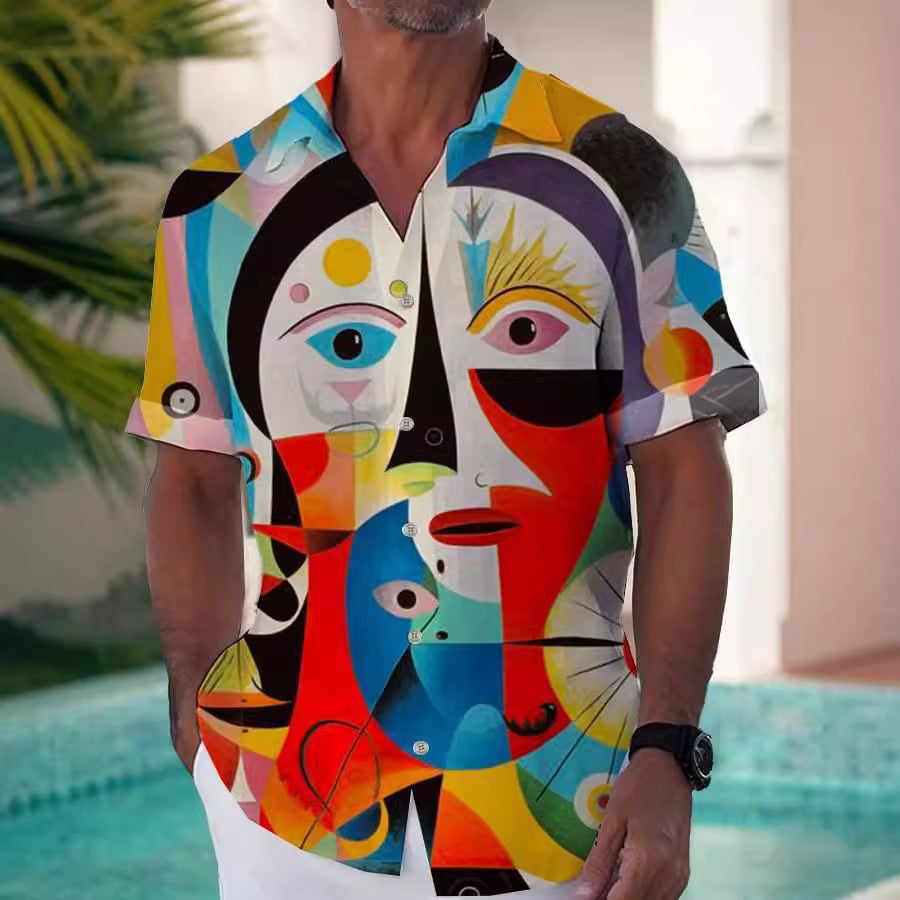 Camisa estampada para hombre