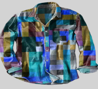 3D Printed Summer Casual Men's Shirt