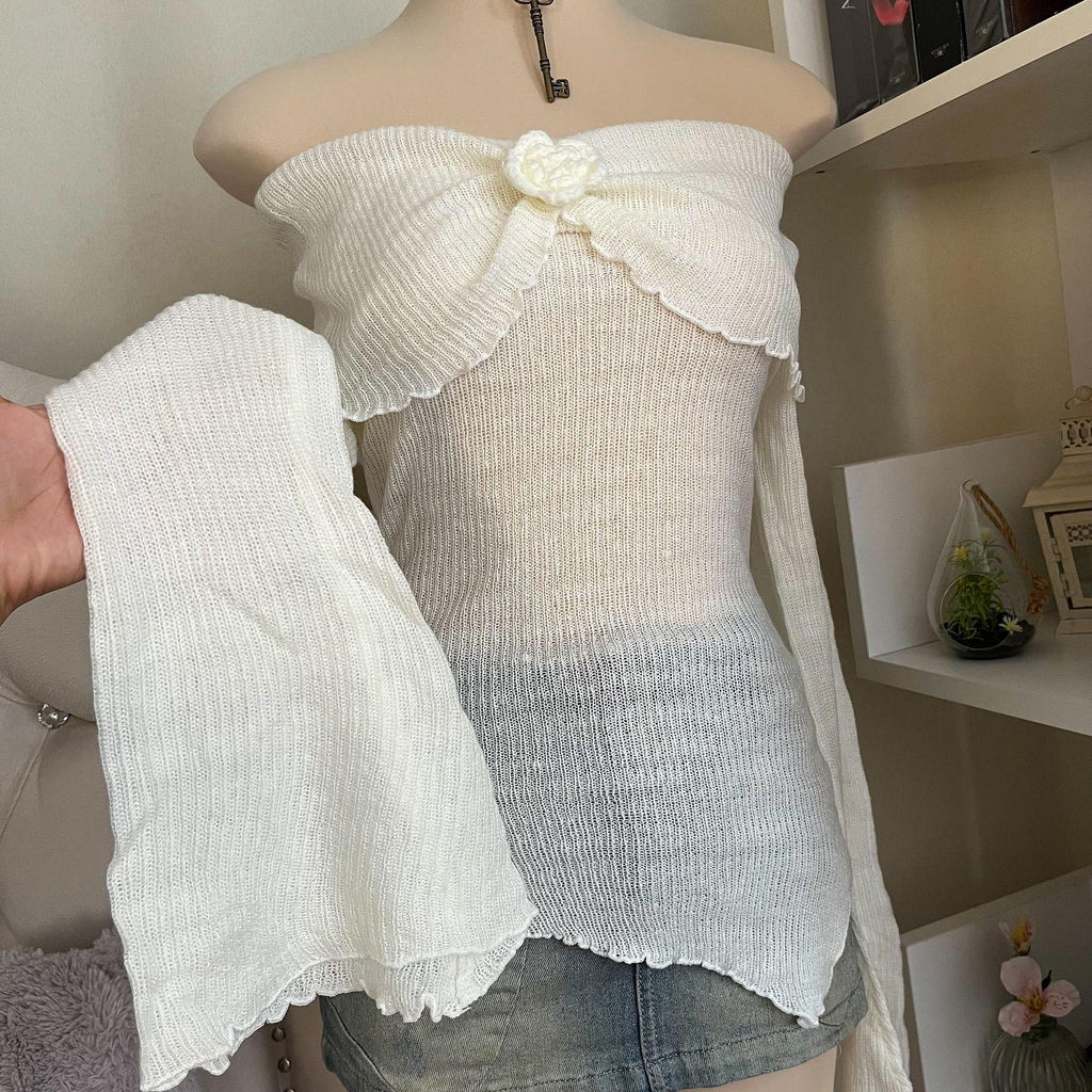 Blusa camisera floral 3D para mujer, favorecedora y estilizada