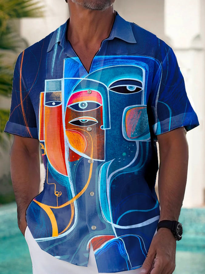 Camisa estampada para hombre