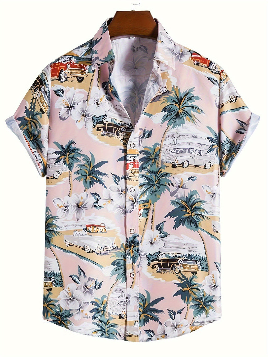 3D Printing Fashion New Flower Men's Short Sleeve Shirt