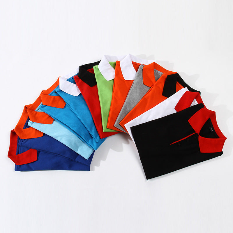 Color Lapel Advertising Shirt T-shirt