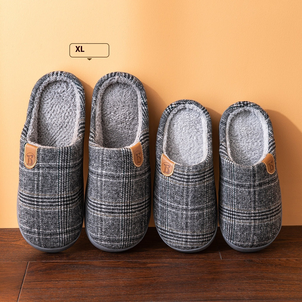Chinelos de Algodão Masculinos Inverno Para Casa Internos