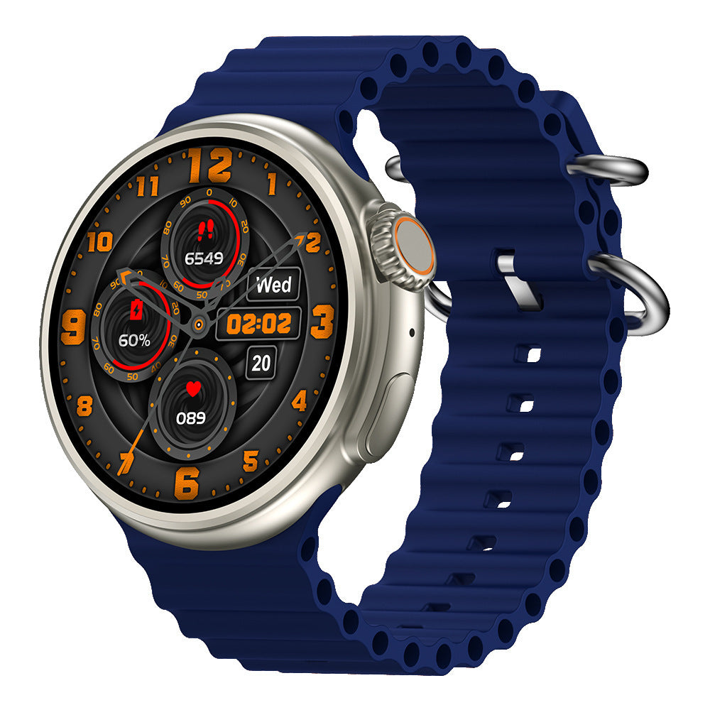 Smartklocka Jerry andra generationer med pekknappsstyrning och AMOLED-skärm.