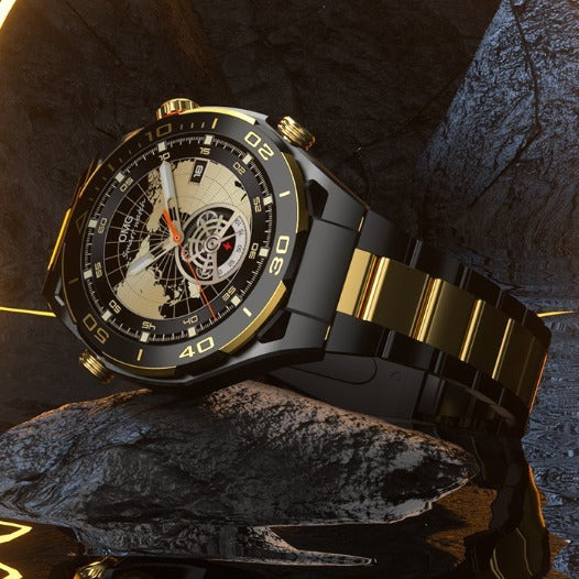 Smart sportklocka med Bluetooth-samtal och stor skärm, utformad för vuxna användare.