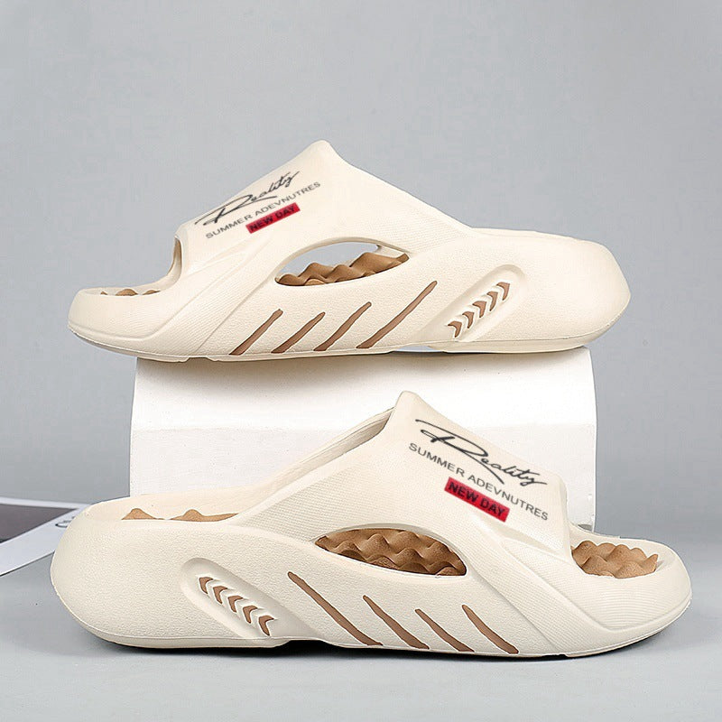 Pantuflas de masaje para pies para hombre, antideslizantes y desodorizantes
