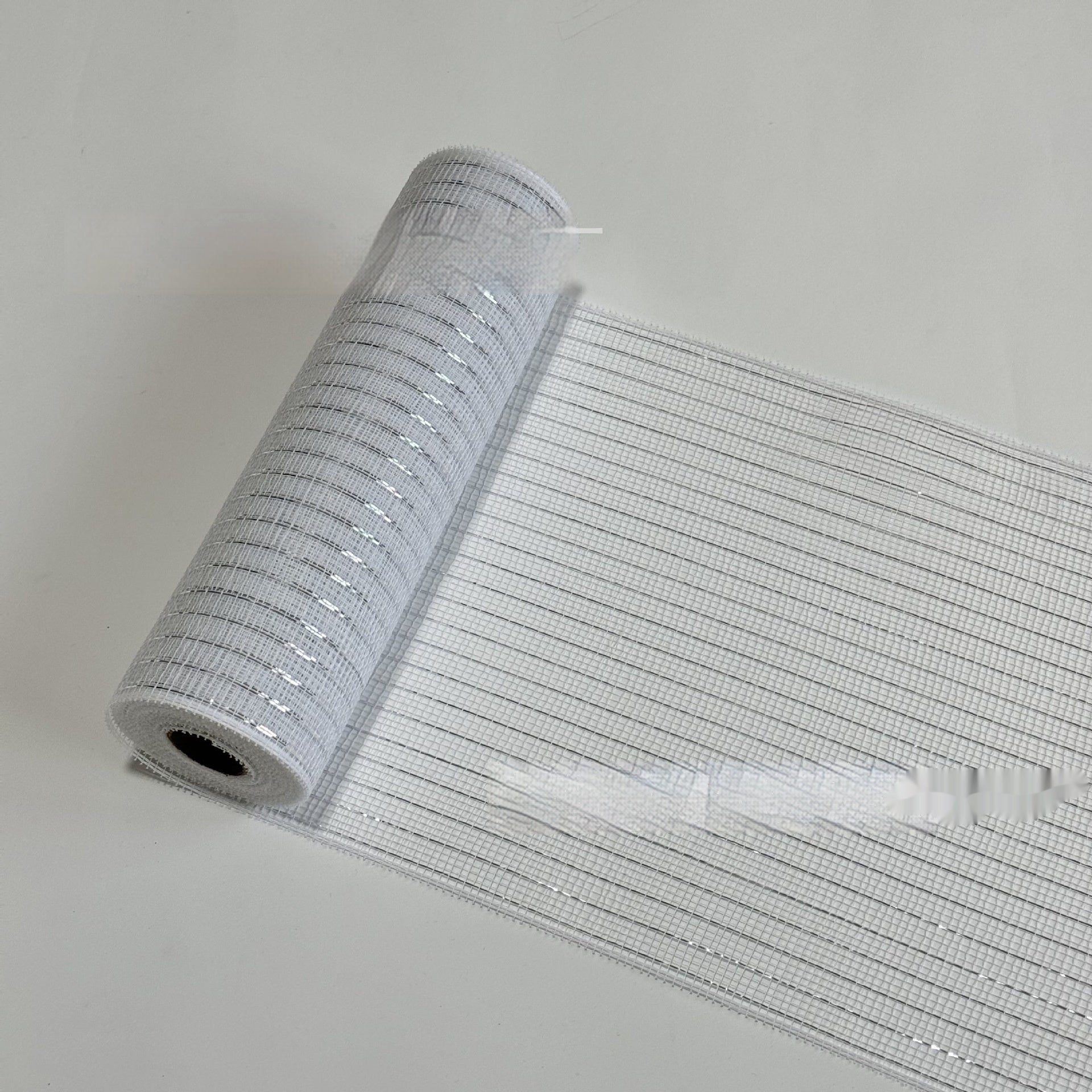 Julgransdekoration Sidenband Färgade band Julscenlayout Nät Rosett Hänge Garnremsa