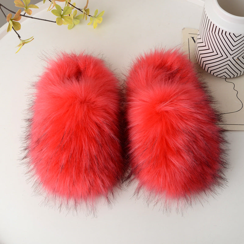 Wollhausschuhe Winter-Hausschuhe aus Samt, warm, rutschfest, mit Zehenabdeckung, Wollschuhe