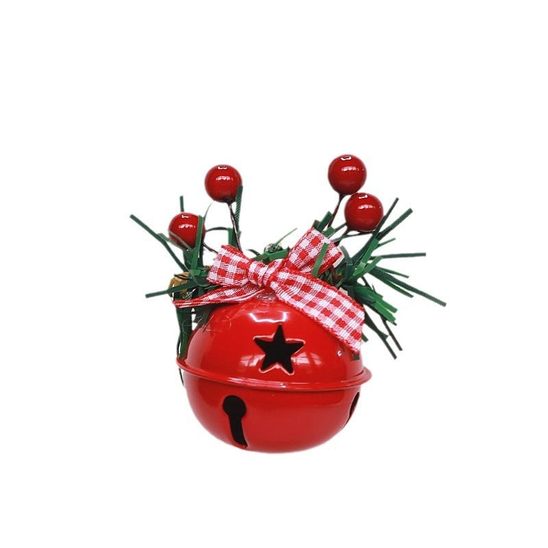 Jingling Bell-hänge med hampa rep, kinesiskt hagtornshänge