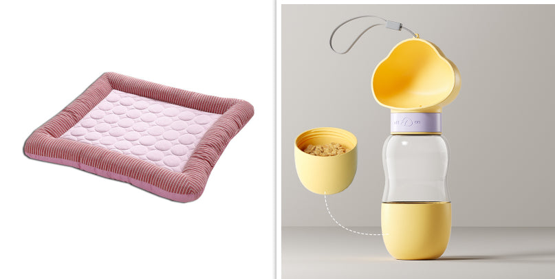 Denna svalkande kudde för husdjur är tillverkad av högteknologiskt kylande tyg 